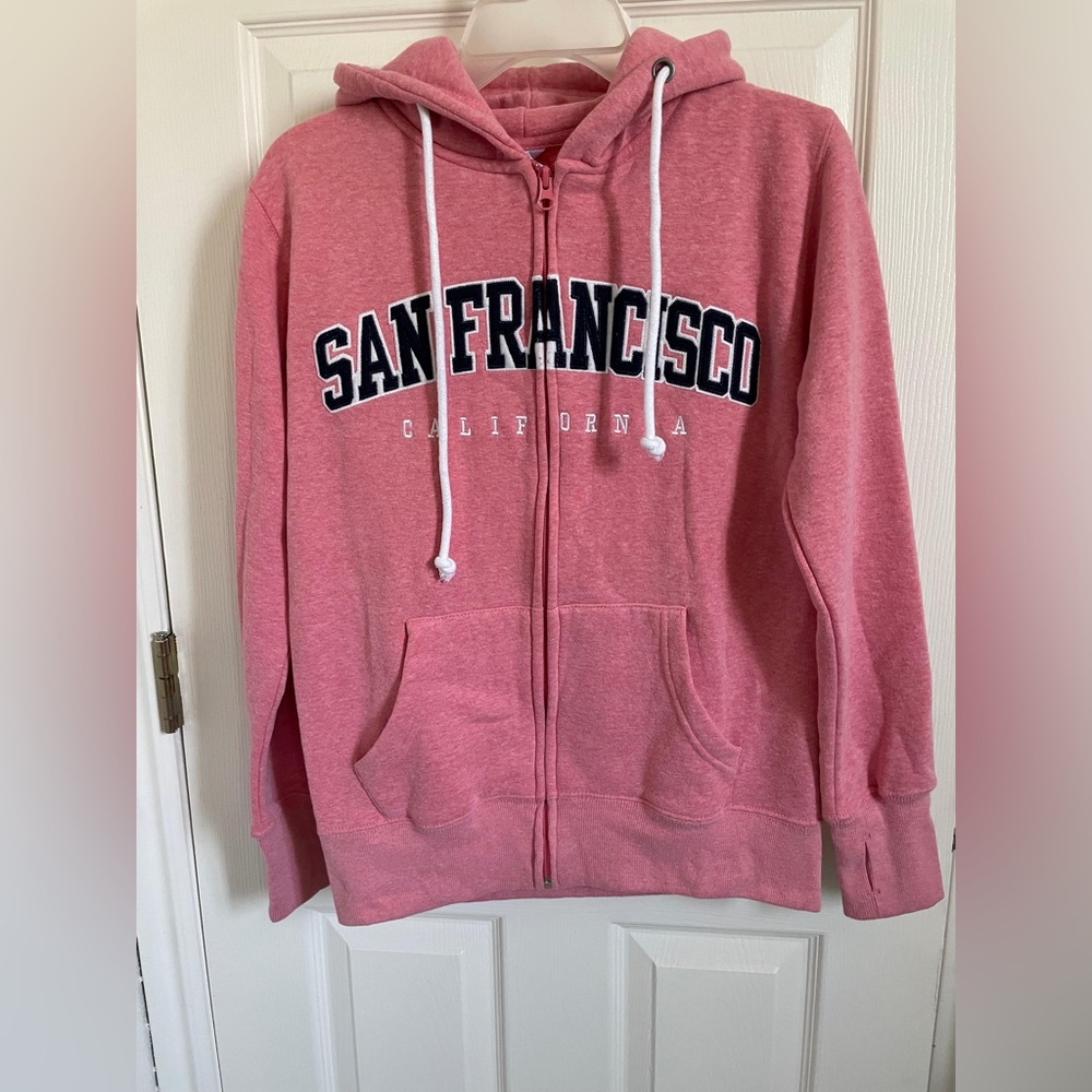 San Francisco California Pink Hoodie